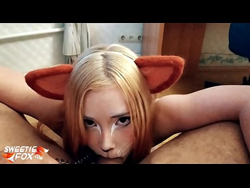 ❤️ Kitsune nqos dick thiab cum hauv nws lub qhov ncauj ❤️❌  porno  ntawm peb  ❌️ Ib